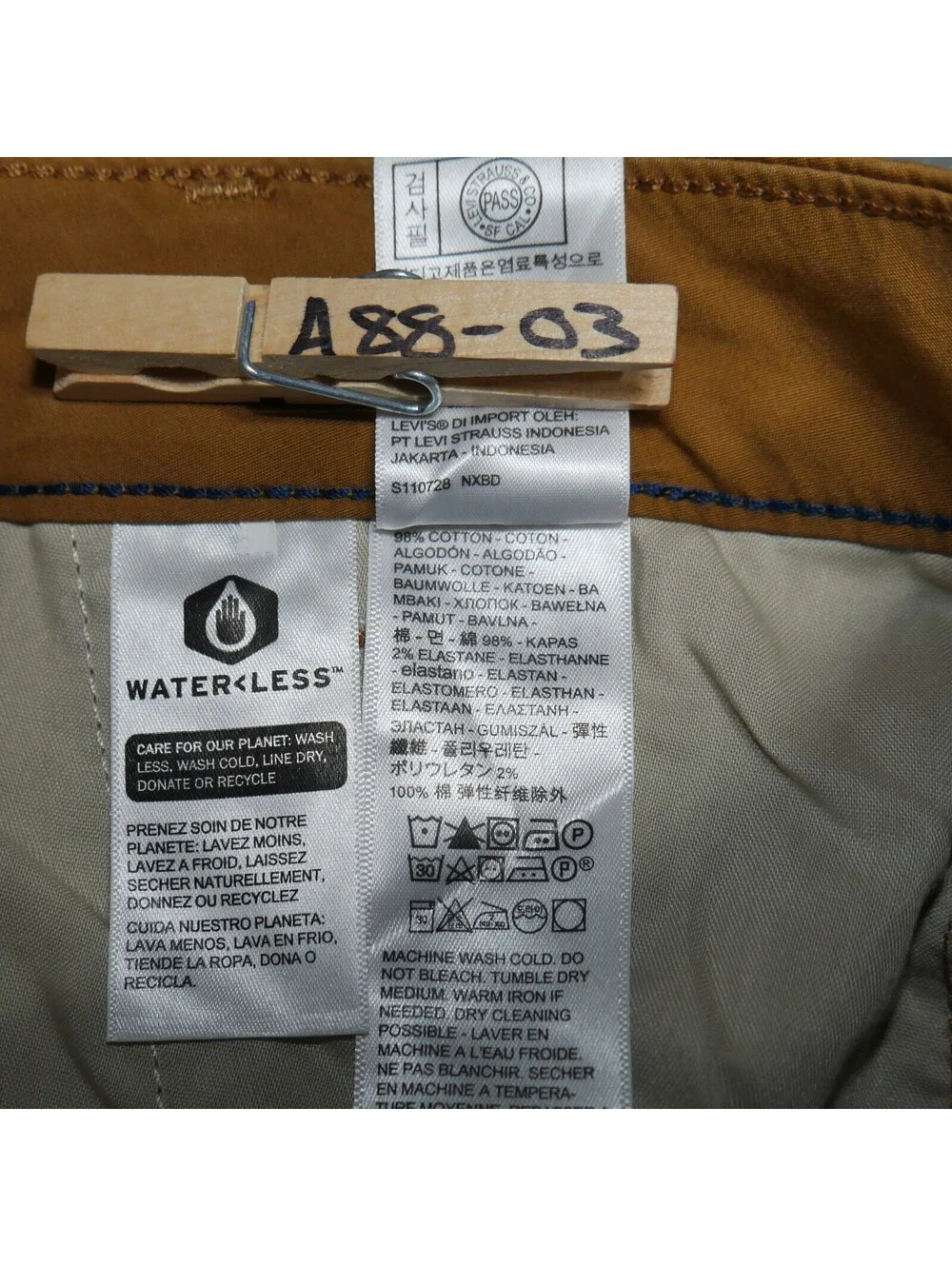 Levis XX EZ Taper Cargo Pants Men's Size 32x30 Relaxed-fit Camel Brown NWT